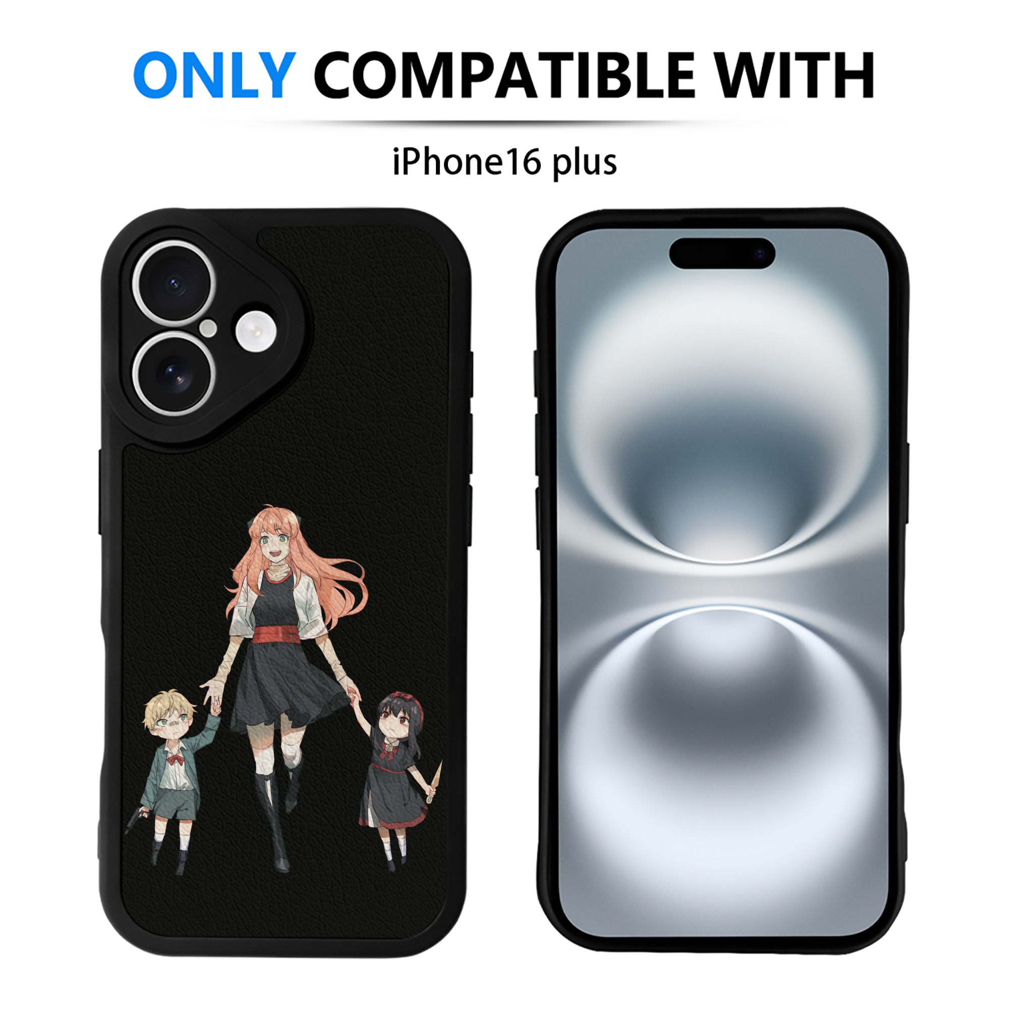 （画像用） SPY×FAMILY间谍家家酒 【iPhone 16シリーズ対応】シリコンスマホケース（レザー調） 材質：シリコン